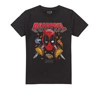 Cotton Soul Marvel Deadpool Tacomania Unisex T Shirt, Black, Small