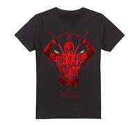 Cotton Soul Marvel Deadpool & Wolverine Give The People Deadpool Unisex T Shirt, Black, XXXX-Large
