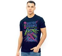 Cotton Soul Marvel, Dr Strange Master, Unisex T Shirt, Navy, XX-Large