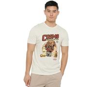Cotton Soul Marvel Gotg3 Guardians Cosmo Mens T Shirt, Natural, XXL