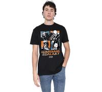 Cotton Soul Marvel Guardians of The Galaxy Box Mens T Shirt, Black, XXL