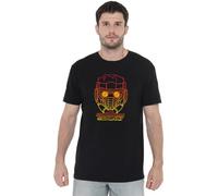 Cotton Soul Marvel Guardians of The Galaxy Star Lord Outline Mens T Shirt, Black, LRG