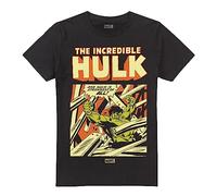 Cotton Soul Marvel Hulk Rage Mens T Shirt, Black, LRG