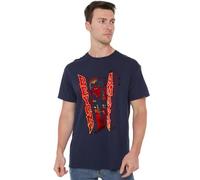 Cotton Soul Marvel Spiderman Beyond Amazing Mens T Shirt, Navy, SML
