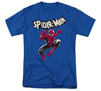 Cotton Soul Marvel Spiderman Collage Mens T Shirt, Royal, XLG