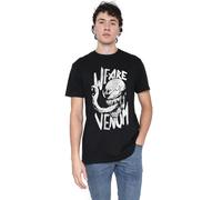 Cotton Soul Marvel Venom Tongues Unisex T Shirt, Black