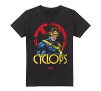 Cotton Soul Marvel X-Men Cyclops Logo Unisex T Shirt, Black, XX-Large