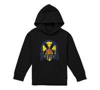 Cotton Soul Marvel X-Men Retro Wolverine Youth Kids Boy/Girls Pull-Over Hoodie, Navy, 7-8 Years