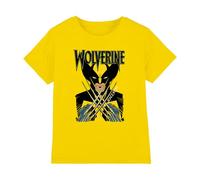 Cotton Soul Marvel X-Men Wolverine Action Kids T Shirt, Yellow, 9-10 Years