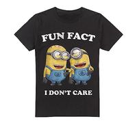Cotton Soul Minions Sarcasm Unisex T Shirt, Black, Small