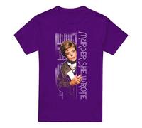 Cotton Soul Murder She Wrote Surprise Unisex T Shirt, Purple, X-Large