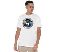 Cotton Soul NASA Apollo Unisex T Shirt, White, Large