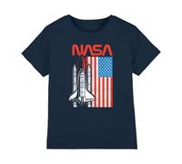 Cotton Soul NASA USA Boys T Shirt, Navy, 9-10 Years