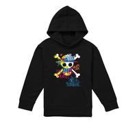 Cotton Soul One Piece Jolly Roger Graffiti Youth Kids Boy/Girls Pull-Over Hoodie, Athletic Heather