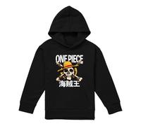 Cotton Soul One Piece Jolly Roger Youth Kids Boy/Girls Pull-Over Hoodie, Black