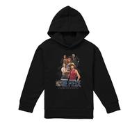 Cotton Soul One Piece Straw Hat Pirate Youth Kids Boy/Girls Pull-Over Hoodie, Athletic Heather, 12-13 Years