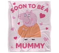 Cotton Soul Peppa Pig Mummy Pig Soon To Be Silky Touch Blanket 50" x 60"