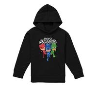 Cotton Soul PJ Masks Heroes Trio Youth Kids Boy/Girls Pull-Over Hoodie, Navy