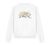 Cotton Soul Princess Bride Swords Unisex Sweatshirt, White, X-Large