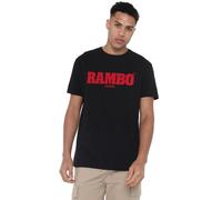 Cotton Soul Rambo Logo Unisex T Shirt, Black, Small