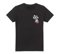 Cotton Soul Ren and Stimpy Ren and Stimpy Warhol Unisex T Shirt, Black, Medium