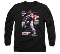 Cotton Soul Robocop Poster Unisex Long Sleeve T Shirt, Black, Medium