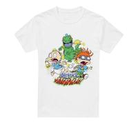 Cotton Soul Rugrats Tommy and Chucky Rept-Ahhhhh! Unisex T Shirt, White, X-Large