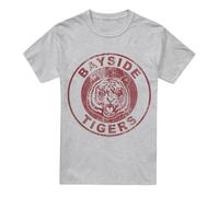 Cotton Soul Saved by The Bell Bayside Tigers Unisex T Shirt, Athletic Heather, XXX-Large