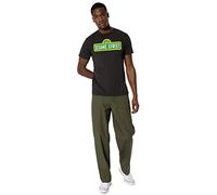 Cotton Soul Sesame Street Logo Mens T Shirt, Black, SML