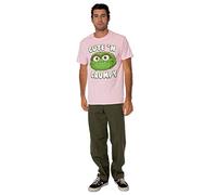 Cotton Soul Sesame Street Oscar The Grouch Cute N Grumpy Mens T Shirt, Azalea, MED