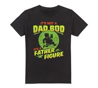 Cotton Soul Shrek Dad BOD, Father Figure Mens T Shirt, Black, X-Large