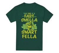 Cotton Soul Shrek Smart Fart Dad Mens T Shirt, Forest Green, Medium