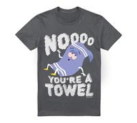 Cotton Soul South Park Towlie Nooo You're A Towel Unisex T Shirt, Charcoal, Large