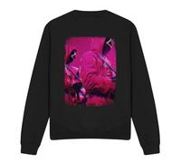 Cotton Soul Squid Game Guards Tv Screen Unisex Sweatshirt, Black, Large