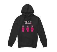 Cotton Soul Squid Game Squid Games Soldiers Unisex Hoodie, Black, Medium
