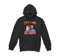 Cotton Soul St Original/Live Long And Prosper Hoodie, Black, X-Large