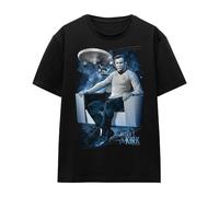 Cotton Soul Star Trek Captains Chair Ladies T Shirt, Black, Small