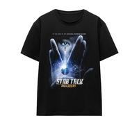 Cotton Soul Star Trek Discovery Discovery Begins Ladies T Shirt, Black, Large