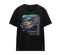 Cotton Soul Star Trek Enterprise Nx 01 Ladies T Shirt, Black, Medium