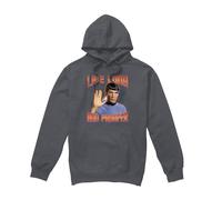 Cotton Soul Star Trek Live Long And Prosper Unisex Hoodie, Charcoal
