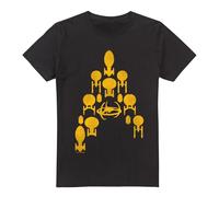Cotton Soul Star Trek Ship Delta Unisex T Shirt, Black, Large