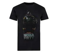 Cotton Soul Star Wars - Book of Boba Fett Poster - Mens T-Shirt - Black - 4XL