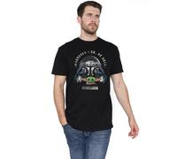 Cotton Soul Star Wars Mandalorian Companion Mens T Shirt, Black, SML