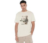 Cotton Soul Star Wars Mandalorian Star Fighter Mens T Shirt, Natural, MED