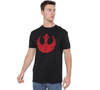 Cotton Soul Star Wars Rebel Alliance Unisex T Shirt, Black, XXXX-Large