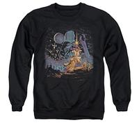 Cotton Soul Star Wars Retro Poster Crew Sweatshirt, Black, Large