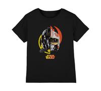 Cotton Soul Star Wars Split Helmet Kids T Shirt, Black, 12-13 Years