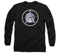 Cotton Soul Stargate Sg-1 Earth Emblem Unisex Long Sleeve T Shirt, Black, XX-Large