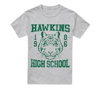 Cotton Soul Stranger Things 1986 Hawkins High School Unisex T Shirt, Athletic Heather, XXXXX-Large