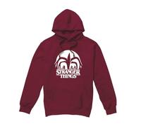 Cotton Soul Stranger Things Mindflayer Silhouette Unisex Hoodie, Burgundy, Large